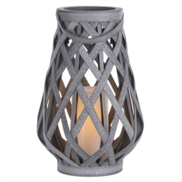 Coeficiente Intelectual 17.5 in. Rattan Criss-Cross Lantern CO2495347